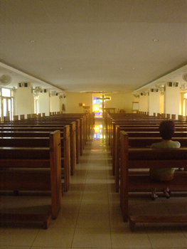 This chapel was always filled on midterms and finals weeks.